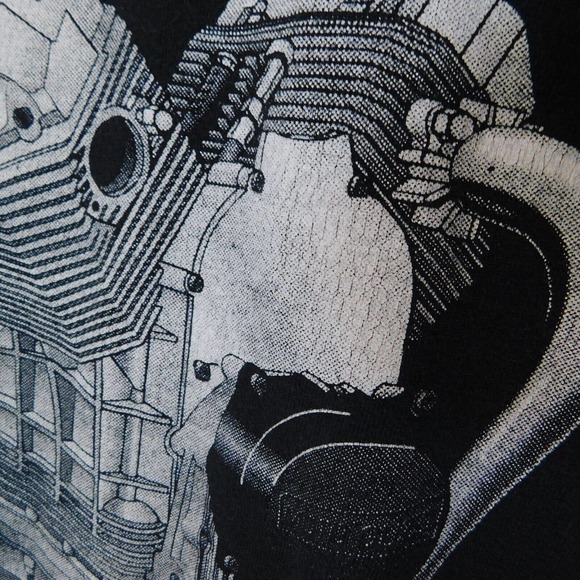 Vintage Moto Guzzi Wyoming Shirt Adult XL Biker Jackson Hole 90s Single Stitch - Picture 7 of 15